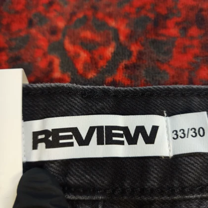 شلوار جین نیم بگ بدون جنسیت review کد 383