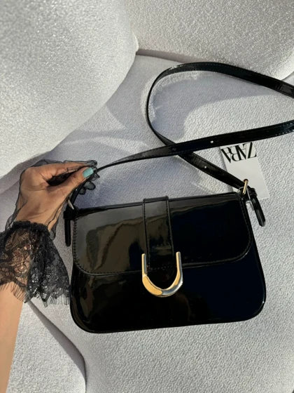 کیف ورنی جلو سگک 1595