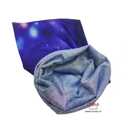اسکارف روی صورت، سر و گردن طرح کهکشانی