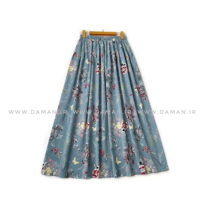 دامن گل‌دار قد 90 کد (R 639)