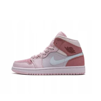 کفش نایک ایر جردن وان ساق‌دار دیجیتال پینک Nike Air Jordan 1 High Digital Pink