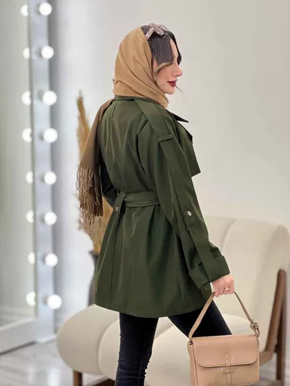 بارانی کمر پاگن ژیله دار
