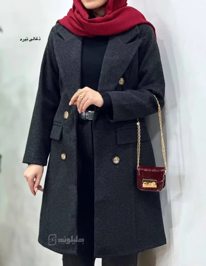 پالتو فوتر آستردار بلند راحیل 1