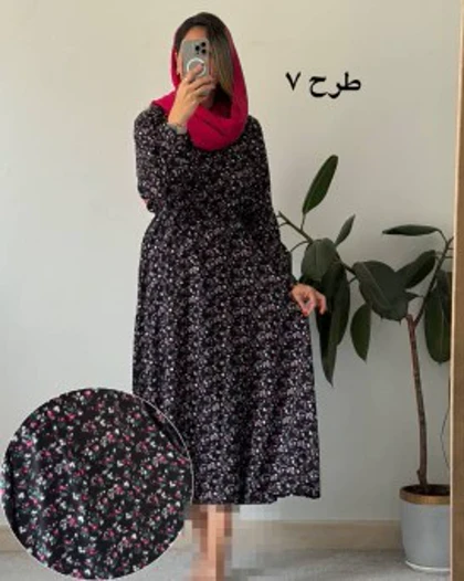پیراهن ساحلی گل دخت 3