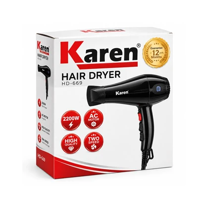 سشوار حرفه‌ای کارن Karen مدل HD-669