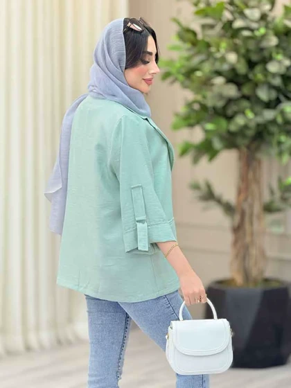 مانتو آستین سگک دلنیا