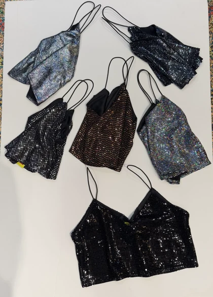 نیم‌تنه پولکی زنانه