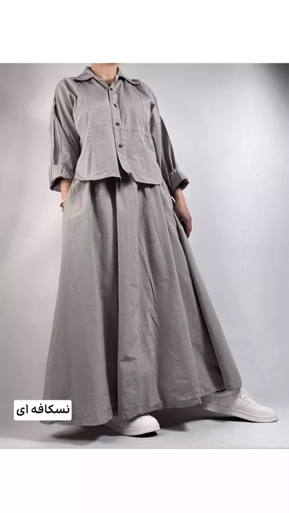 ست شومیز دامن قواره دار زنانه 664089