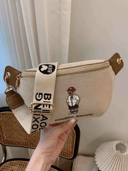 کیف دوشی تدی وارداتی برندBEIBAOBAO کد K357