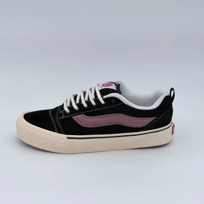 ونس نواسکول مشکی زرشکی/Vans knuskool black wine red