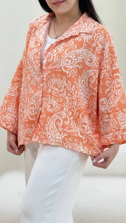 شومیز باکسی ترمه