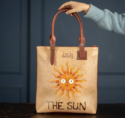 کیف رودوشی دندی طرح ماه و خورشید - sun & moon