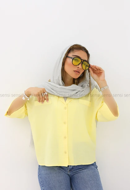 شومیز یقه انگلیسی صوفیا کد1006173
