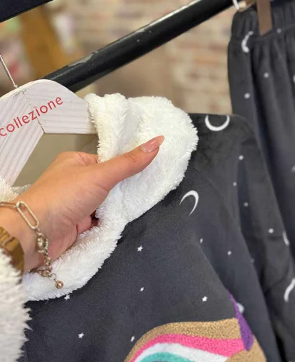 هودی و شلوار سایز بزرگ زنانه الیز کد 8727-6-B