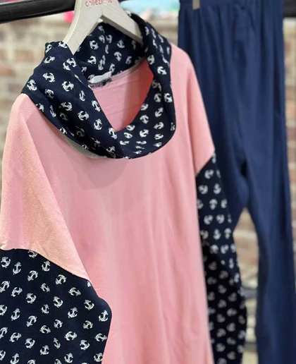 ست راحتی سایز بزرگ زنانه سکسن کد66742