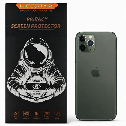 گلس پرایوسی آیفون 11 پرو هایکو استار HICOSTAR آنتی استاتیک