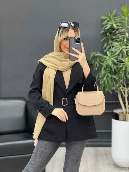 مانتو مازراتی ژیله دار دو جیب