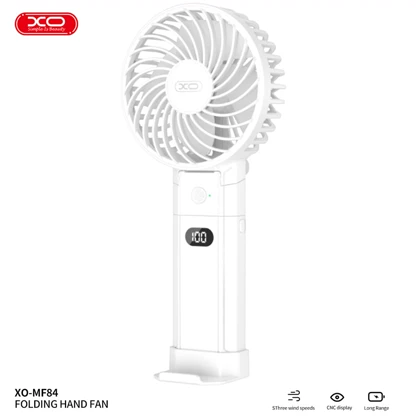 پنکه دستی و رومیزی شارژی تاشو ایکس او MF84