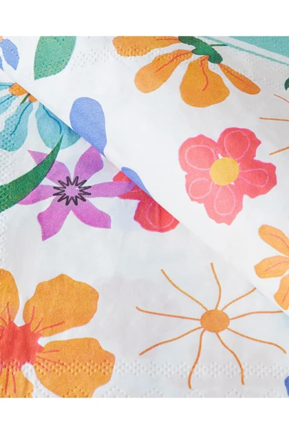 دستمال کاغذی 20 عددی English Home مدل Floralia - سبز