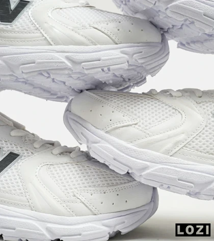 کفش کتانی مردانه و زنانه سفید NEW BALANCE 530