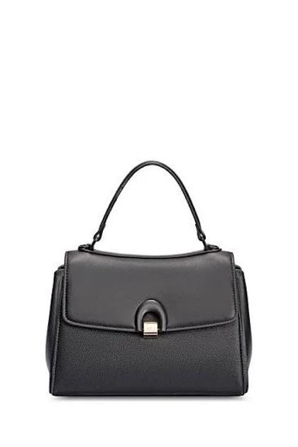 کیف دستی زنانه چرم مصنوعی قفل دار دسته دار دیوید جونز DAVIDJONES