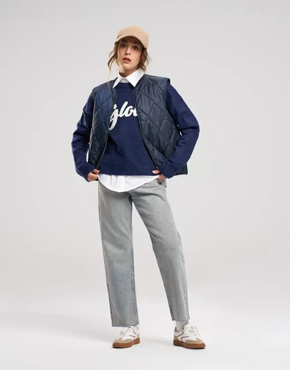 لوزی دوزی بدون یقه