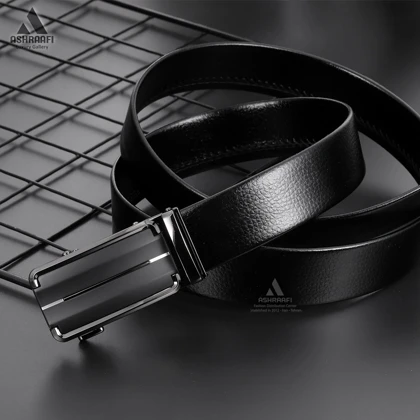 کمربند چرمی ریلی Leather Ratchet Belt BL106