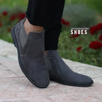 کفش مردانه ساق‌دار Nikeمدل Mita( طوسی)