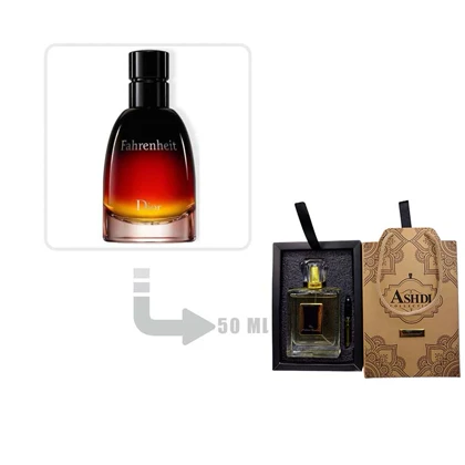 عطر ادکلن دیور فارنهایت له پرفیوم مردانه 50 میل اشدی Dior Fahrenheit Le Parfum for Men Ashdi 50ml