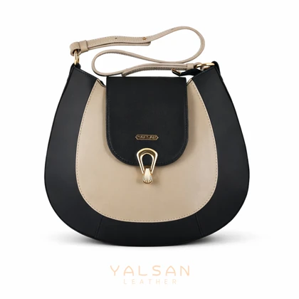 ست کیف و کفش زنانه چرم یلسان مدل آوید کد 959-SELIN-GN