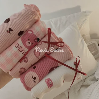 شورت طرح Pink Bear (مناسب سایز 38-42)