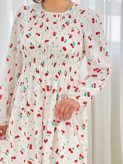 پیراهن آلبالو کد 5657