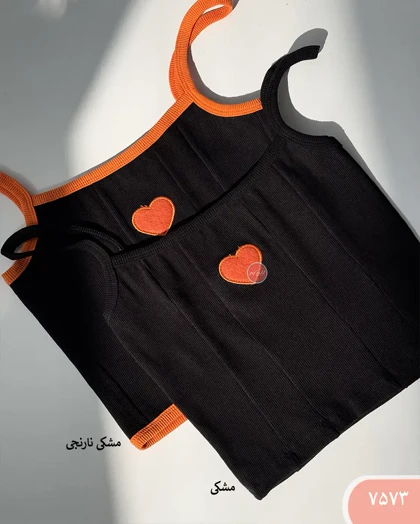 کراپ تاپ گلدوزی قلب 7573