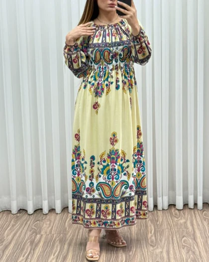 ساحلی حاشیه‌دار گل ترمه 7436