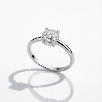 انگشتر نقره 925 اصل مدل تک نگین خاص