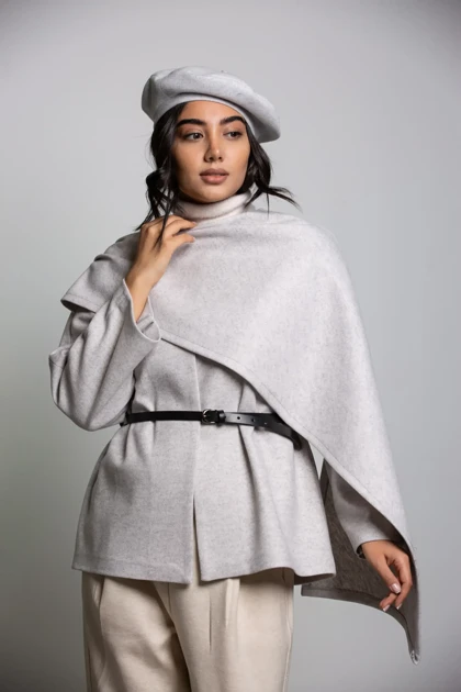 پالتو کت فوتر شالدار