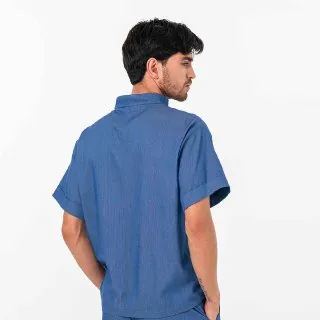 تیشرت و شلوارک فرنچ بندی آبی