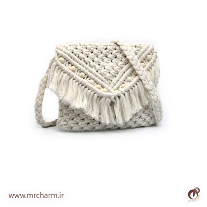 ست صندل و کیف دست بافت زنانه mrc2416-02
