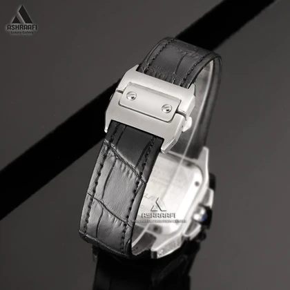 ساعت زنانه کارتیه سانتوس کرنوگراف Cartier Santos 100 Diamond SKW