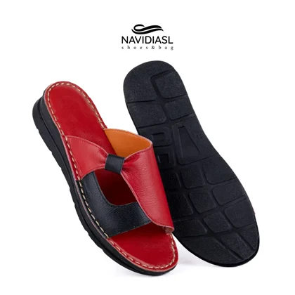 صندل زنانه چرم طبی کد 1006004