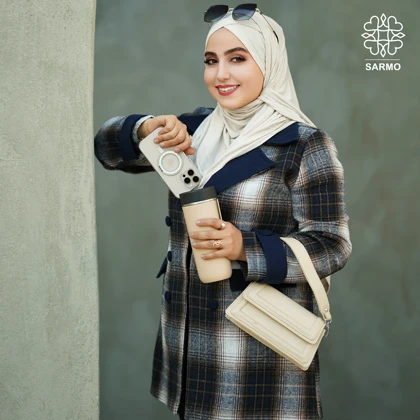 کت سورمه ای دینا