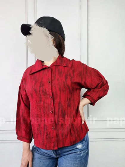 شومیز مانتویی گازوییلی