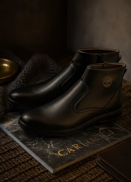 نیم بوت مردانه مشکی مدل Rad ویژه