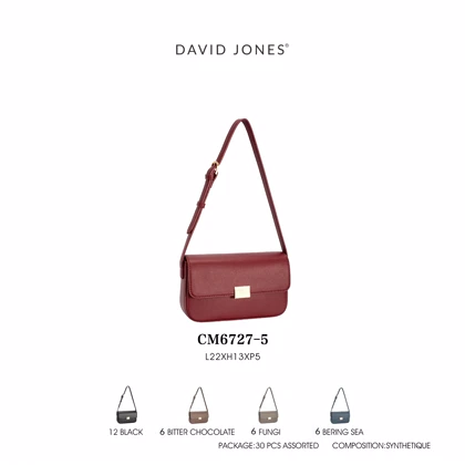 کیف دوشی زنانه دیوید جونز مدل 5-David Jones CM6727