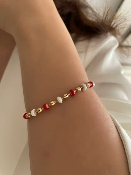 دستبند و گوشواره میناکاری ژوپینگ