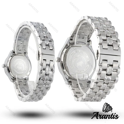 ساعت ست سیکو diamond بدنه سیلور صفحه نقره ای s-10209