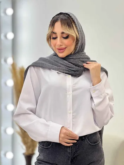شومیز سفید جودون