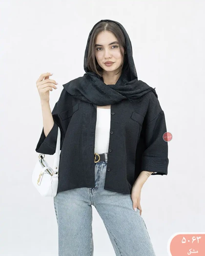 شومیز شانتون طرح جیب 5063