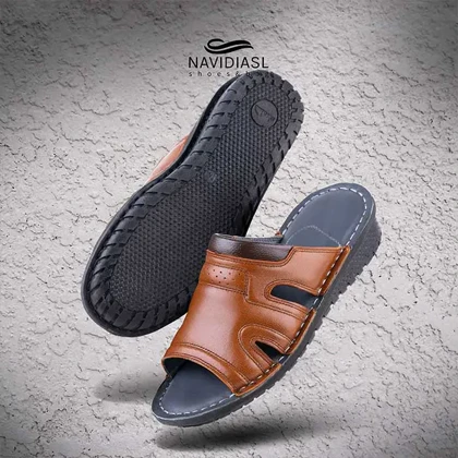 صندل مردانه چرم شهروز طبی کد 1500013