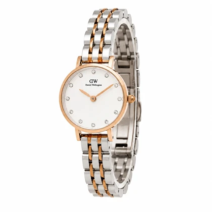 ساعت زنانه دنیل ولینگتون مینی گرد ایندکس نگین مدل DW-6763-L
